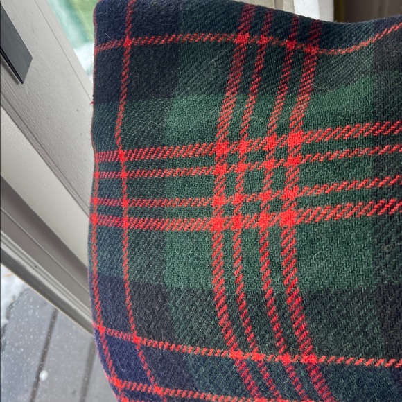 Vintage Wool blanket stadium blanket throw. Tartan plaid double thick. - Picture 5 of 5